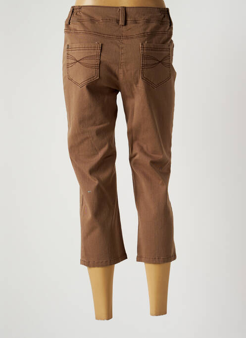 Pantalon trei sferturi maro EVER EASY BY JAC JAC femeie