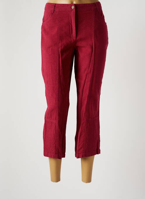 Pantalon trei sferturi roșu JAC JAC femeie