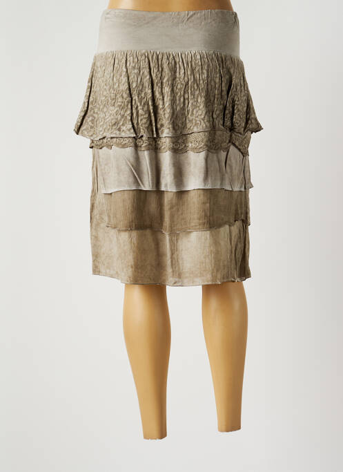 Fustă midi gri JAC JAC femeie