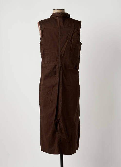 Rochie midi maro JAC JAC femeie