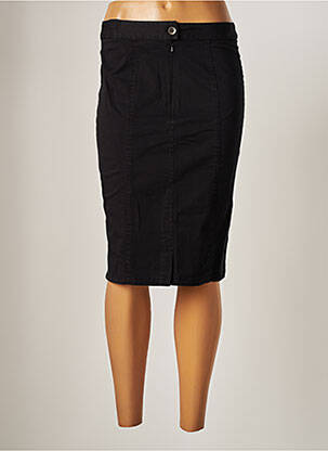 Fustă midi elasticitate negru EVER EASY BY JAC JAC femeie