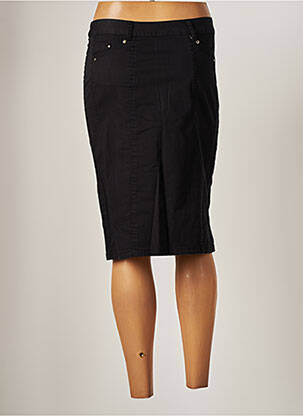 Fustă midi elasticitate negru EVER EASY BY JAC JAC femeie