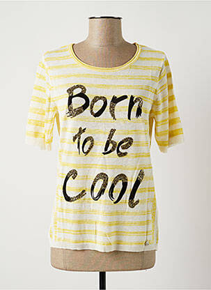 Tricou galben TOP SECRET femeie