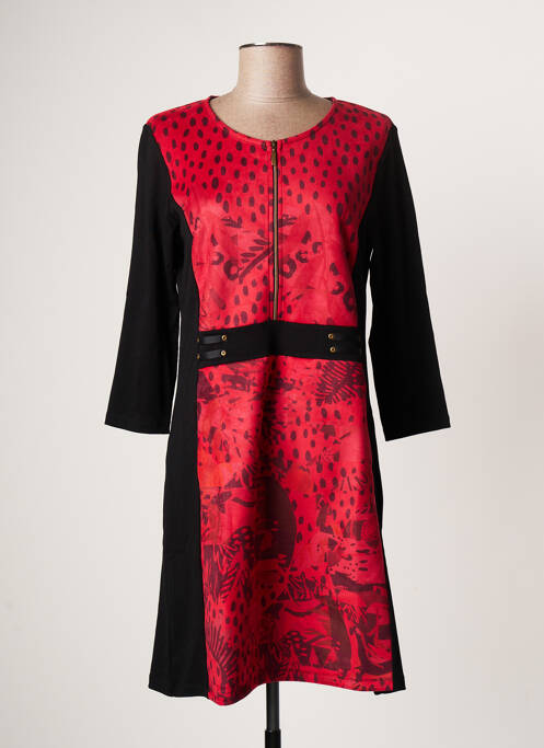 Rochie midi roșu KALISSON femeie