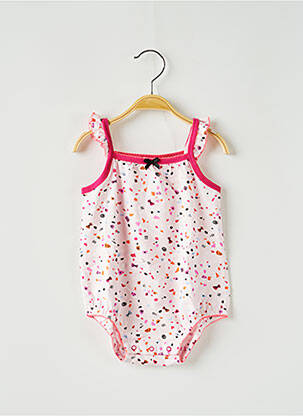 Body de lenjerie roz CATIMINI fată