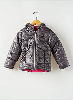 Geacă matlasată roz 3 POMMES fată