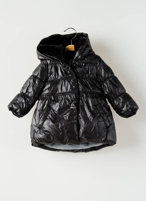 Geacă matlasată negru 3 POMMES fată