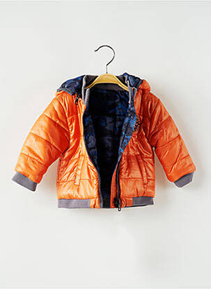 Geacă matlasată portocaliu 3 POMMES băiat