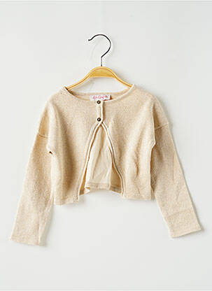 Vestă cu mâneci lungi galben LILI GAUFRETTE fată