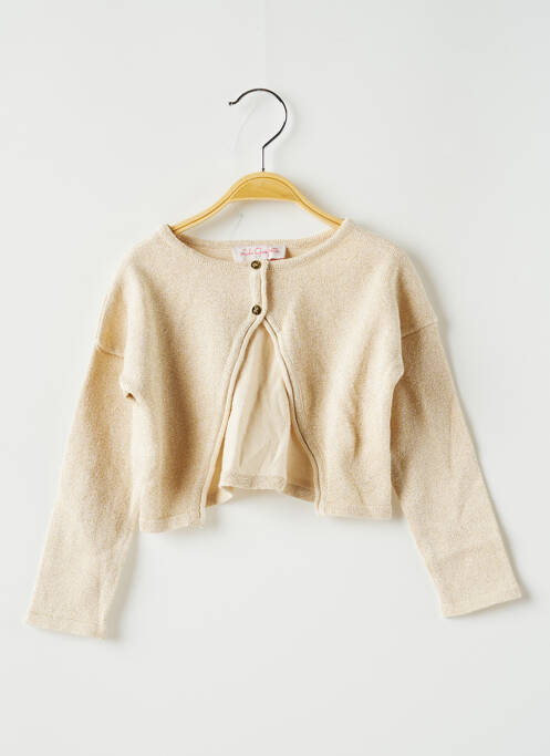 Vestă cu mâneci lungi galben LILI GAUFRETTE fată