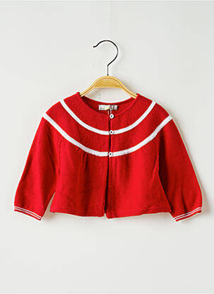 Vestă cu mâneci lungi roșu CATIMINI fată