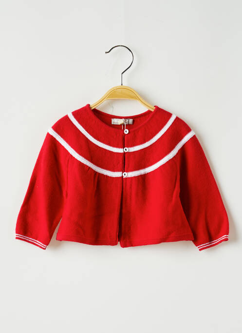 Vestă cu mâneci lungi roșu CATIMINI fată