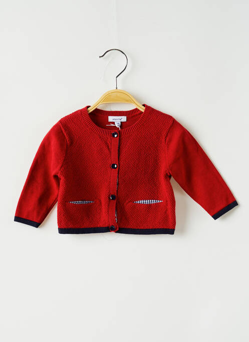 Vestă cu mâneci lungi roșu ABSORBA fată