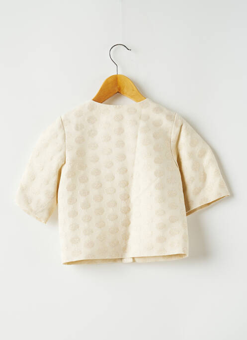 Jachete elegante bej LILI GAUFRETTE fată