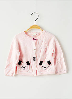 Vestă cu mâneci lungi roz CATIMINI fată