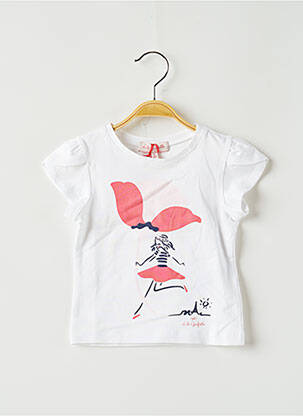 Tricou alb LILI GAUFRETTE fată