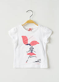 Tricou alb LILI GAUFRETTE fille