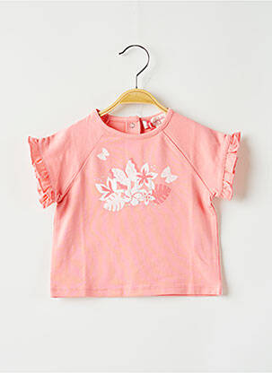 Tricou roz LILI GAUFRETTE fată