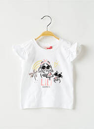 Tricou alb LILI GAUFRETTE fată