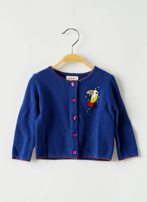 Vestă cu mâneci lungi albastru CATIMINI fată