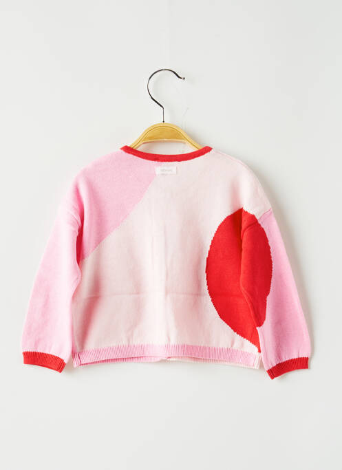 Vestă cu mâneci lungi roz CATIMINI fată