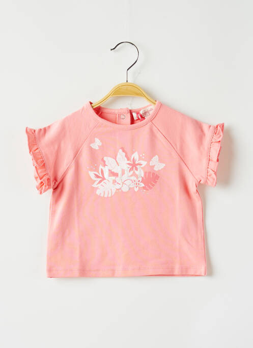 Tricou roz LILI GAUFRETTE fată