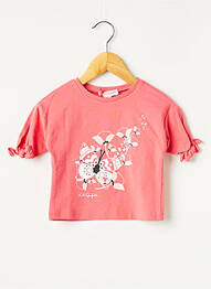 Tricou roz LILI GAUFRETTE fille