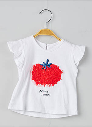 Tricou alb CATIMINI fată