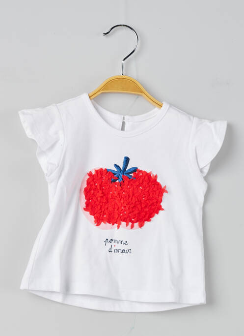 Tricou alb CATIMINI fată