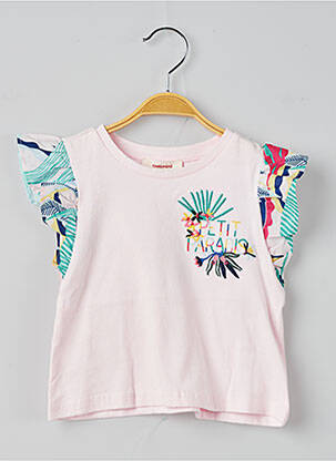 Tricou roz CATIMINI fată