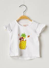Tricou alb CATIMINI fille