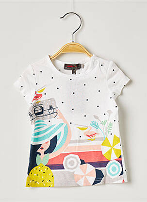 Tricou alb CATIMINI fată