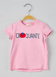 Tricou roz CATIMINI fată