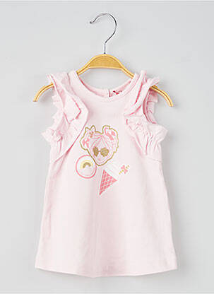 Rochie scurtă roz LILI GAUFRETTE fată