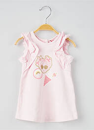 Rochie scurtă roz LILI GAUFRETTE fille