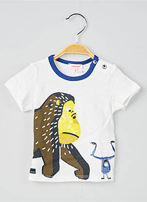 Tricou alb CATIMINI băiat