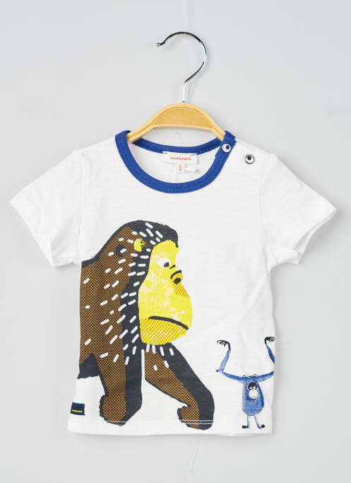 Tricou alb CATIMINI băiat