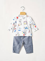 Set pantaloni alb CATIMINI băiat