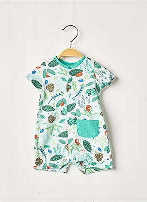 Salopetă scurtă verde CATIMINI băiat