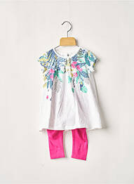 Set pantaloni alb CATIMINI fille
