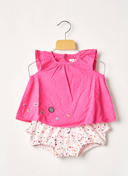 Set șort roz CATIMINI fată