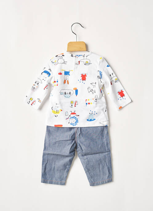 Set pantaloni alb CATIMINI băiat