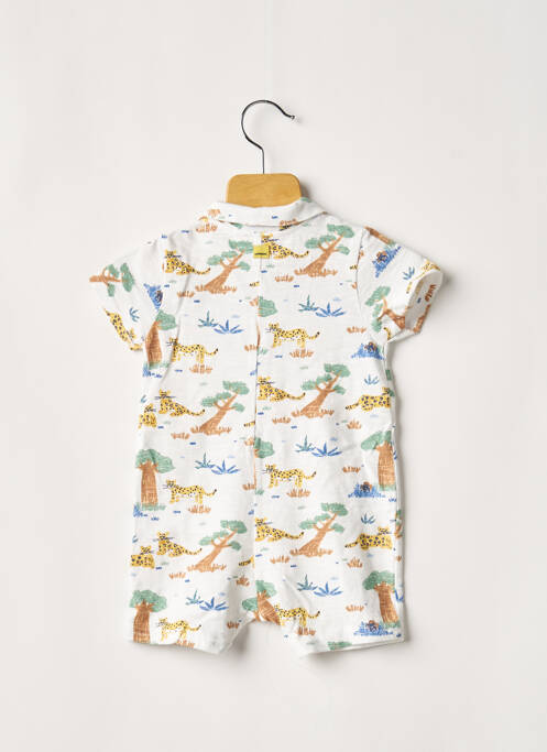 Salopetă scurtă alb CATIMINI băiat