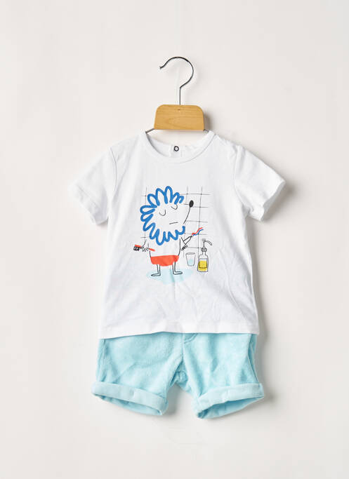Set șort alb CATIMINI băiat