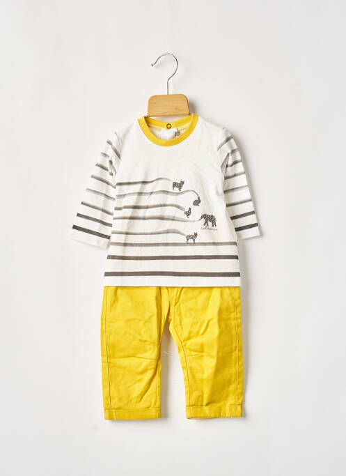 Set pantaloni galben CATIMINI băiat