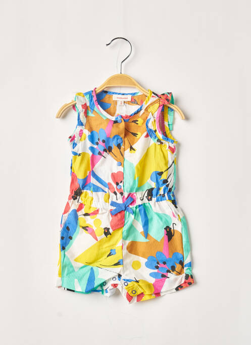 Salopetă scurtă alb CATIMINI fată