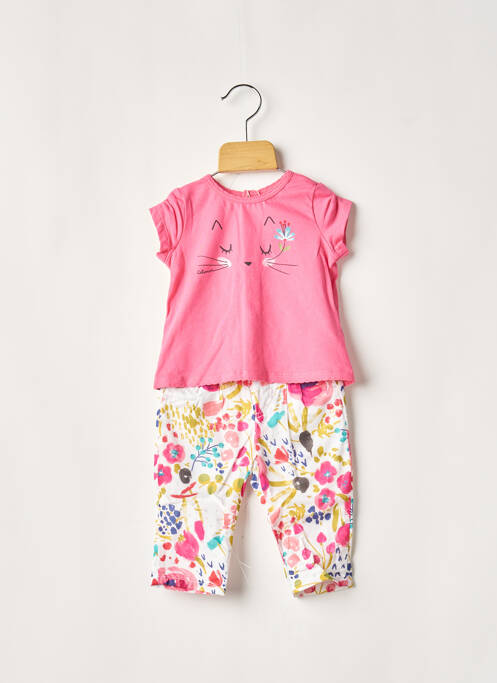 Set pantaloni roz CATIMINI fată