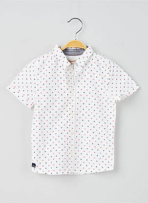 Cămașă cu mâneci scurte alb CATIMINI băiat