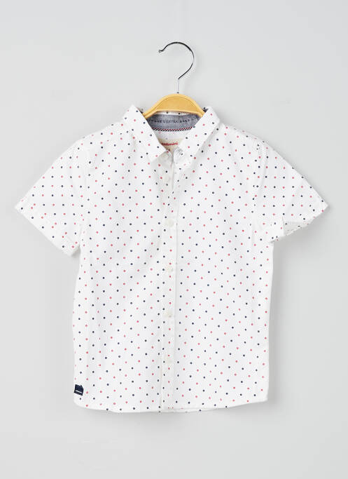 Cămașă cu mâneci scurte alb CATIMINI băiat