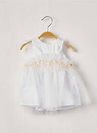 Rochie midi alb LILI GAUFRETTE fată